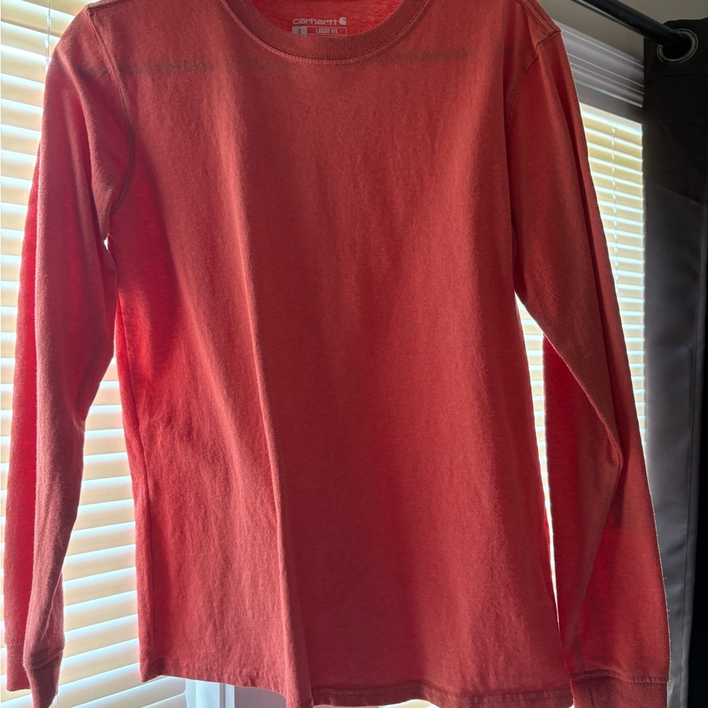 Women’s Carhartt Orange Long Sleeve Shirt